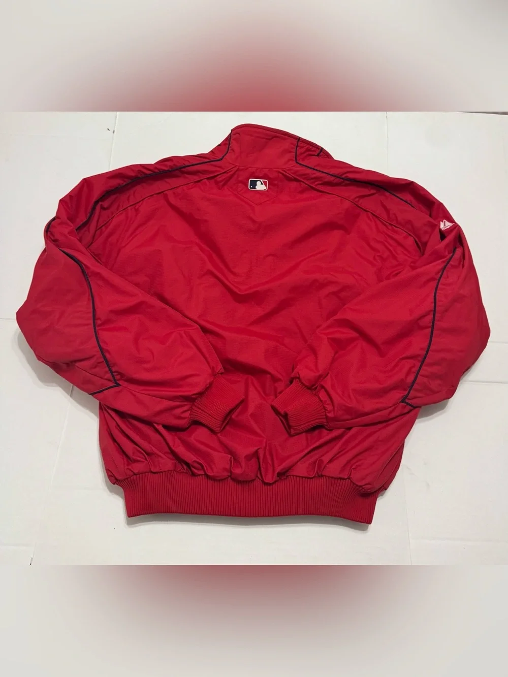 Majestic Authentic Collection Boston Red Sox Full Zip Dugout Jacket Size Large